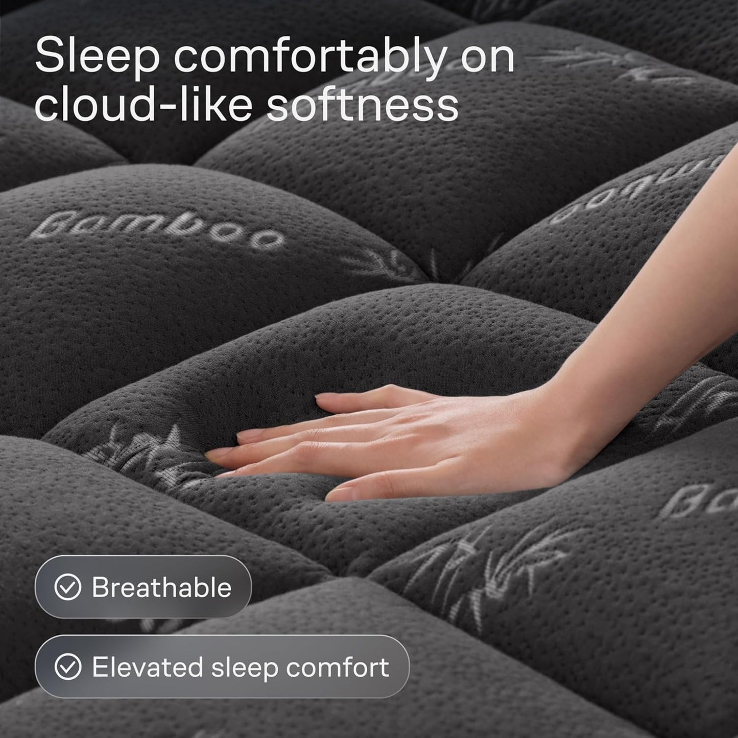 The Lullova Bamboo Mattress Topper