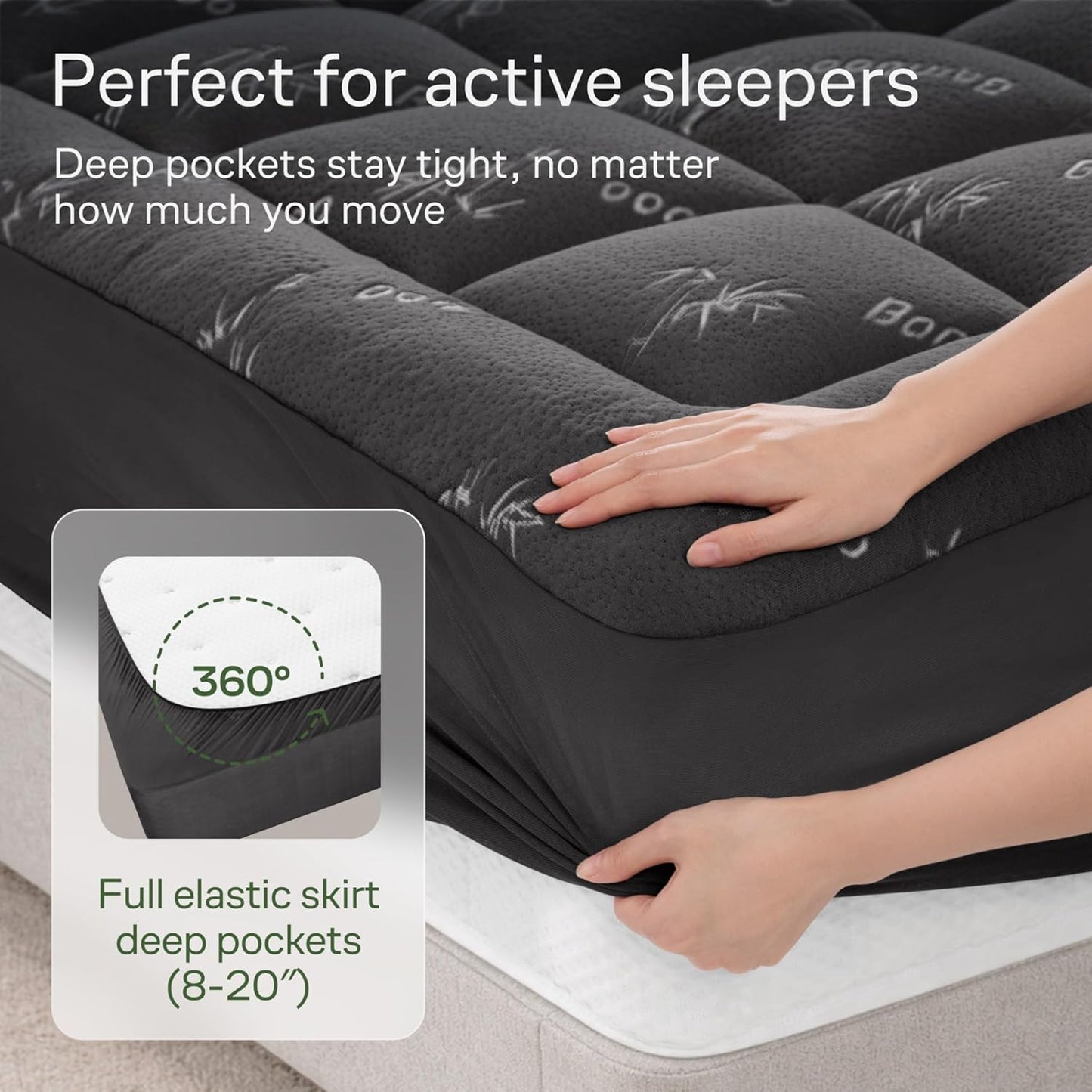 The Lullova Bamboo Mattress Topper