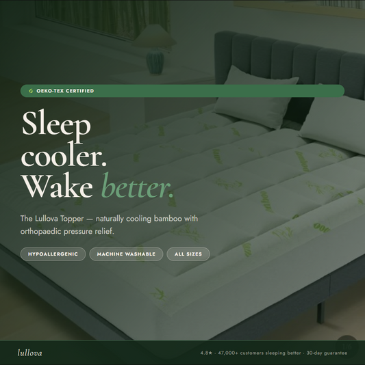 The Lullova Bamboo Mattress Topper